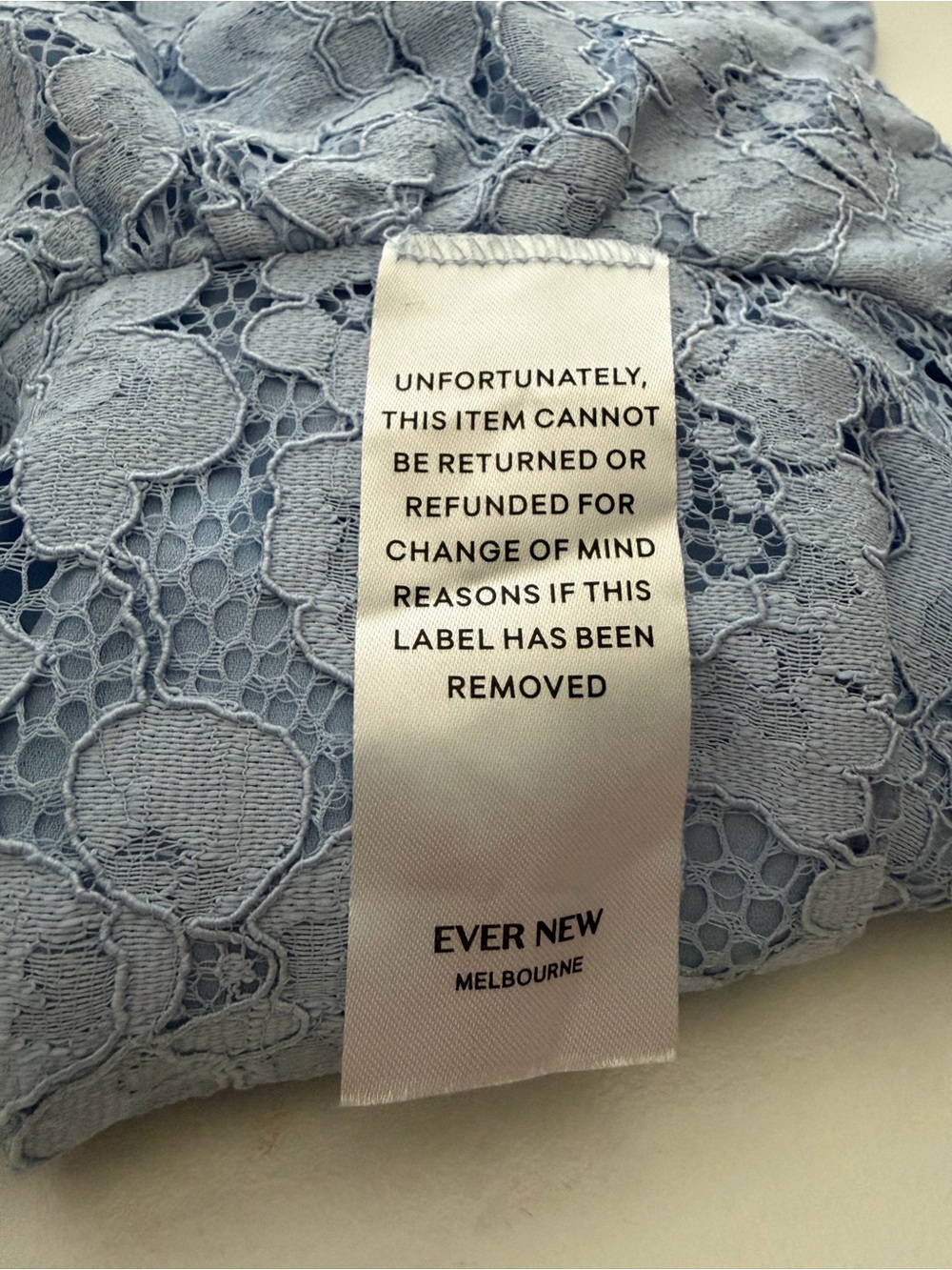 Ever New Evie Lace Mini Dress in Light Blue-BRAND NEW w/tags - Picture 9 of 9